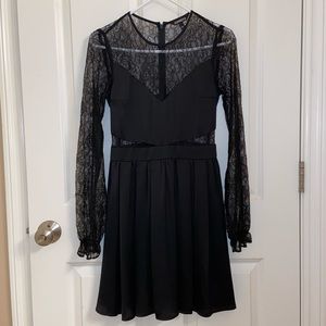 COPY - Express sexy silky lace detail dress